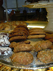 A tray of warm cookies.