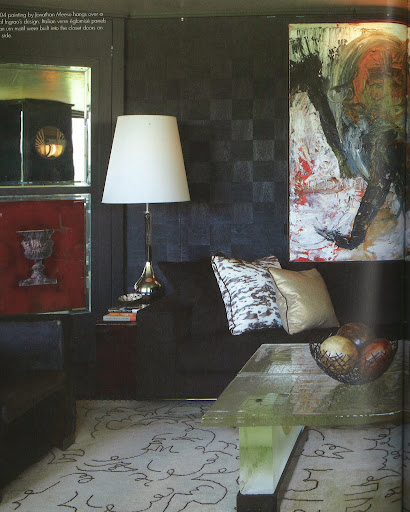 A painting by Jonathan Meese hangs over a sofa of Ingrao's design graces a room in Tony Ingrao and Randy Kemper's New York home. (Dealer's Choice, Architecture/Interiors Press, Inc.) A painting by Jonathan Meese hangs over a sofa of Ingrao's design graces a room in Tony Ingrao and Randy Kemper's New York home. (Dealer's Choice, Architecture/Interiors Press, Inc.)