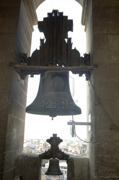 11405826 bells from the belfry of the cathedral of granada