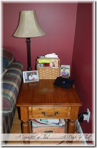 Electronics Storage Before {A Sprinkle of This . . . . A Dash of That}
