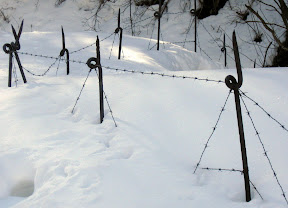 In njena ograja.