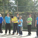 Boys having a laugh at the Junior West of Ireland, Sligo Tennis Club