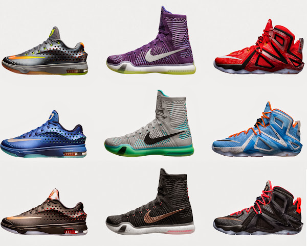 Nike Intoduces Elite Versions of LeBron 12 KD 7 Kobe 10