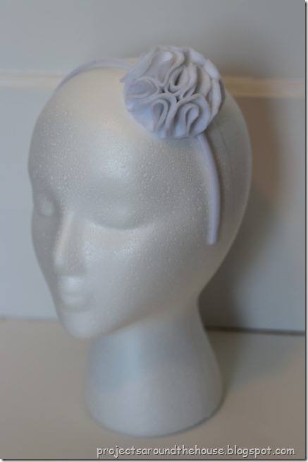 felt flower headband felt flower headband