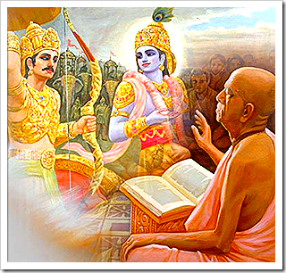 Prabhupada discussing Bhagavad-gita