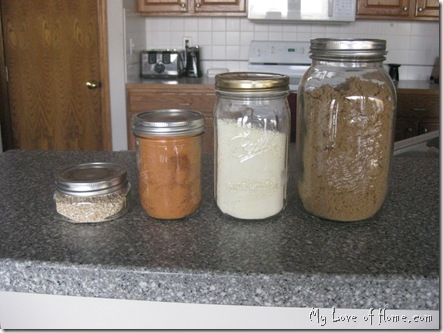Wide mouth mason jars