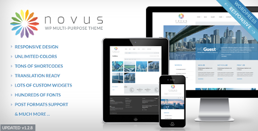 Novus Multipurpose Corporate Wordpress Theme - Corporate WordPress