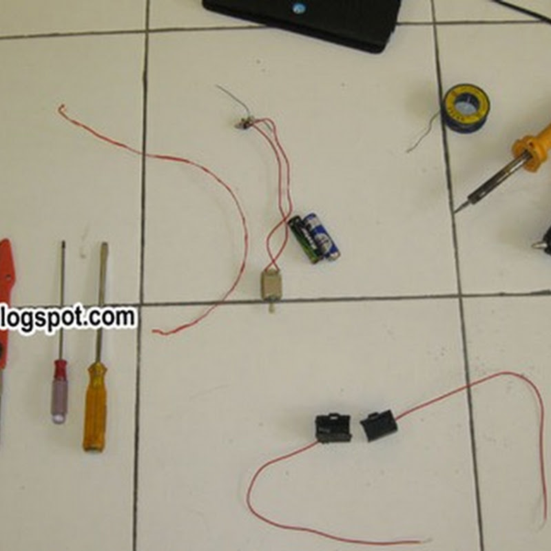 Cara Membuat Rangka Pesawat Mainan Anak