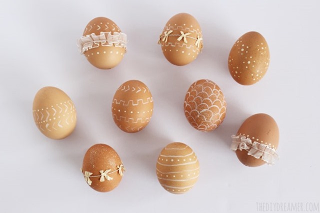 Ribbon-and-Paint-Eggs