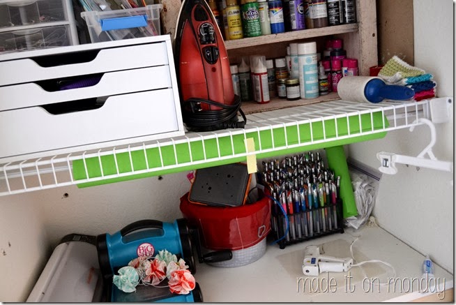A Practical & Affordable Craft Closet @ Made it on Monday A Practical & Affordable Craft Closet @ Made it on Monday