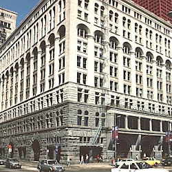 24 - Sullivan y Adler - Auditorium Building de Chicago (exterior)