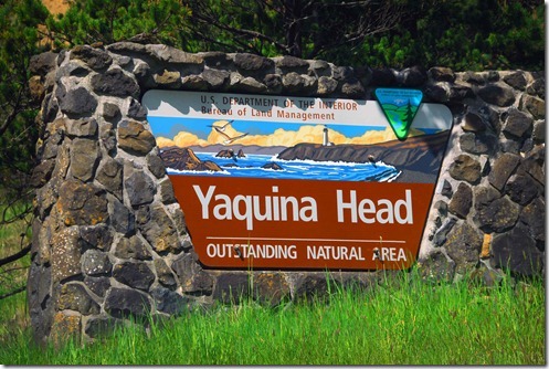 Yaquina Sign