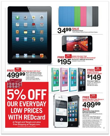Ipod black friday deals target