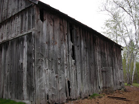 The sills of this eave wall had also suffered from rot.