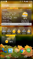 ويدجت رائع للطقس والساعة للأندرويد Weather & Clock Widget Android - 2