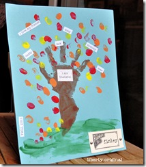 handprint tree handprint tree