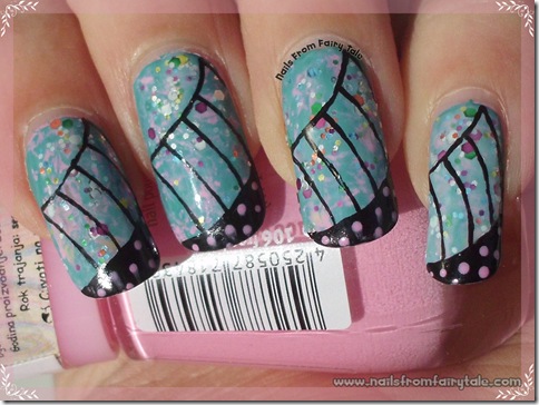 glitter rainbow butterfly wing 3 glitter rainbow butterfly wing 3