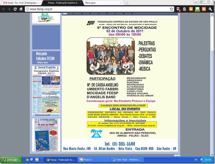 Encontro Mocidade Espirita SP FEESP
