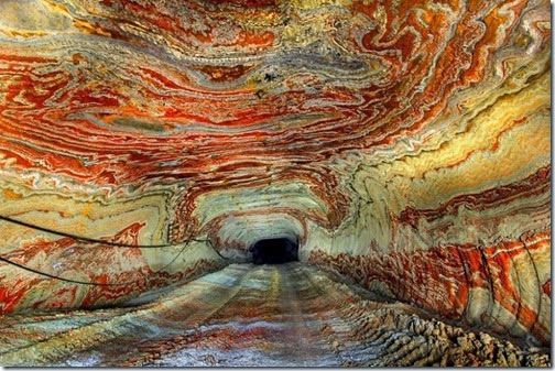 A psychedelic salt mine