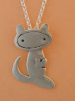 What says mama love better than a kangaroo sporting a heart in her pouch? And mom's love has been known to make some folks want to hop...
Sterling kangaroo necklace by Mark Poulin. What says mama love better than a kangaroo sporting a heart in her pouch? And mom's love has been known to make some folks want to hop...
Sterling kangaroo necklace by Mark Poulin.