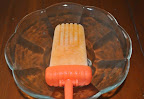 Cantaloupe popsicles