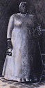 Mantonica Wilson 20 X 16 charcole on paper