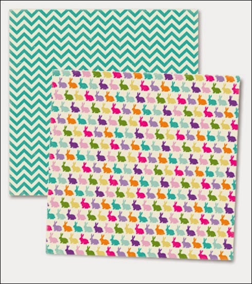 Scrapbook Paper - Easter Bunnies