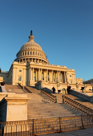 Capitol Steps at Sunset