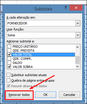 Como inserir SUBTOTAIS automáticos em uma planilha do Excel - Visual Dicas