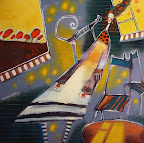 "OOPS!" 30x30 (oil/acrylic on canvas) -no-