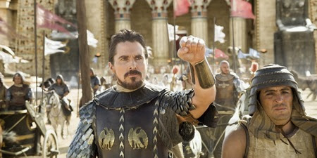 Christian Bale as Moses in Exodus: Gods and Kings