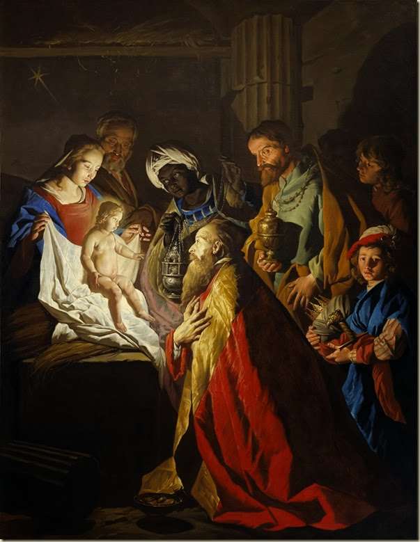 Matthias Stom-Stomer, Adoration des mages 1600 Matthias Stom-Stomer, Adoration des mages 1600