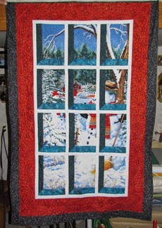 1502012 Feb 04 Snow Days Quilt Finished