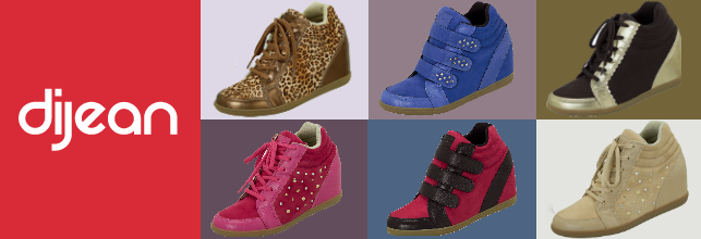 Dijean lança sneakers com salto embutido com preços mais acessíveis. dijean sneakers