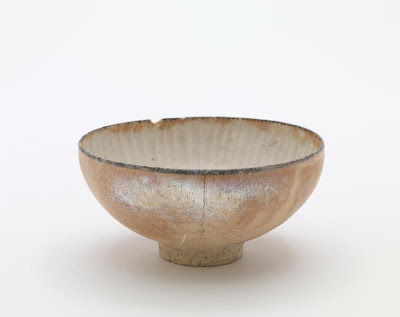 Bowl | Origin:  Iran | Period: late 13th century  Il-Khanid period | Details:  Not Available | Type: Stone-paste under glaze with painted decoration and overglazed with gold | Size: H: 5.9  W: 12.2  cm | Museum Code: F1909.132 | Photograph and description taken from Freer and the Sackler (Smithsonian) Museums.