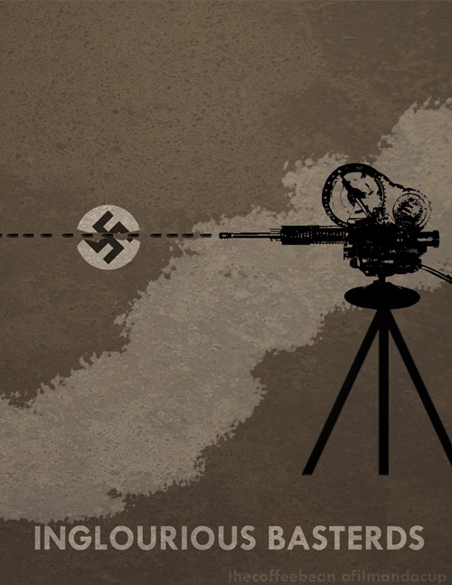 Inglourious Basterds minimal movie poster