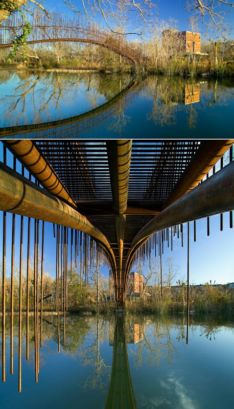 Image Dimension: 294x512 :: Pedestrian Bridge - Texas Pedestrian Bridge - Texas