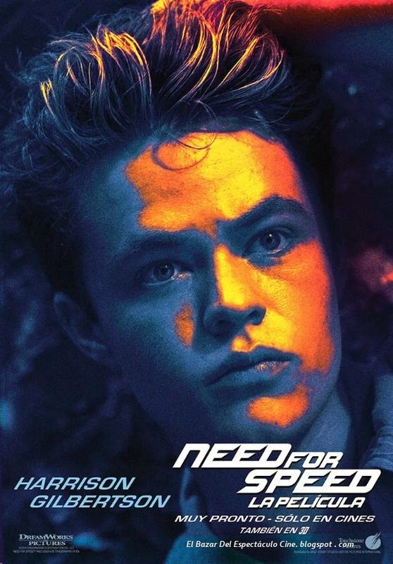 * Need for speed Poster latino Argentina, fecha de estreno, afiche oficial Need for speed la
