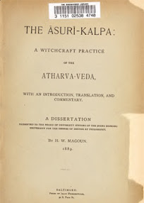 Cover of Herbert William Magoun's Book The Asuri Kalpa A Witchcraft Practice Of The Atharva Veda