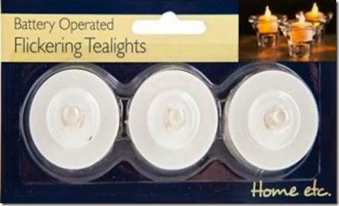 Poundland Battery Operated FlickeringTealights