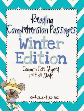 Winter Comprehension Sheets Cover