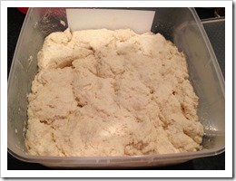 Rice flour dough