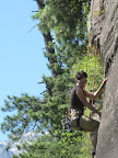 Rock climbing