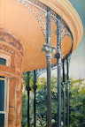 Beth Dilly "Porch, Bishops Palace" 2009 Oil On Canvas 24 x 36 $900 Beth Dilly "Porch, Bishops Palace" 2009 Oil On Canvas 24 x 36 $900