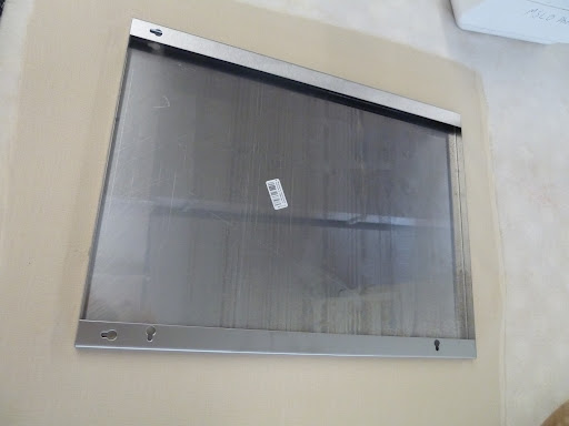 We covered the magnetic boards with fabric.