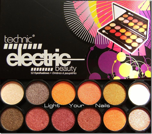 Technic Electric beauty eyeshadow palette Technic Electric beauty eyeshadow palette
