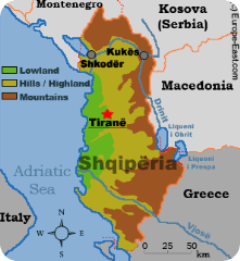 albania-map