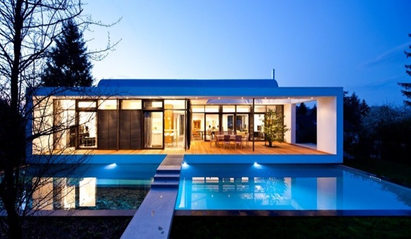 casa C1 Dettling Architekten casa-moderna-con-piscina-casa-C1-Dettling-Architekten