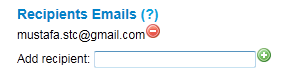 add recipient add recipient