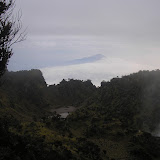 Sumbing crater as seen from the true summit (Daniel Quinn, October 2010)